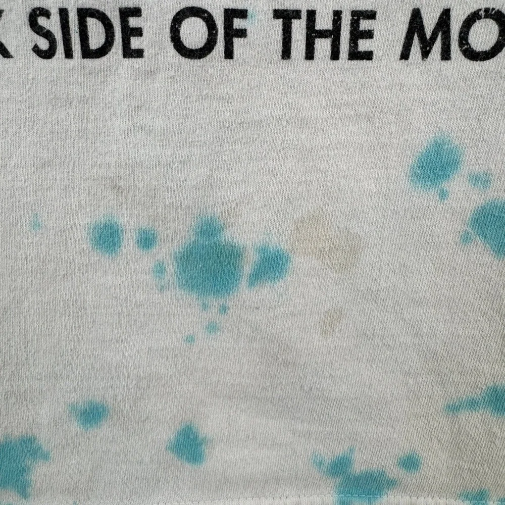 Kids Size M Pink Floyd The Dark Side of the Moon 1972 Tour Tie Dye T Shirt